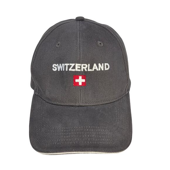 Alberto SA Merbaco Designed Gray Hat Adjustable Switzerland Ball Cap - Picture 1 of 11
